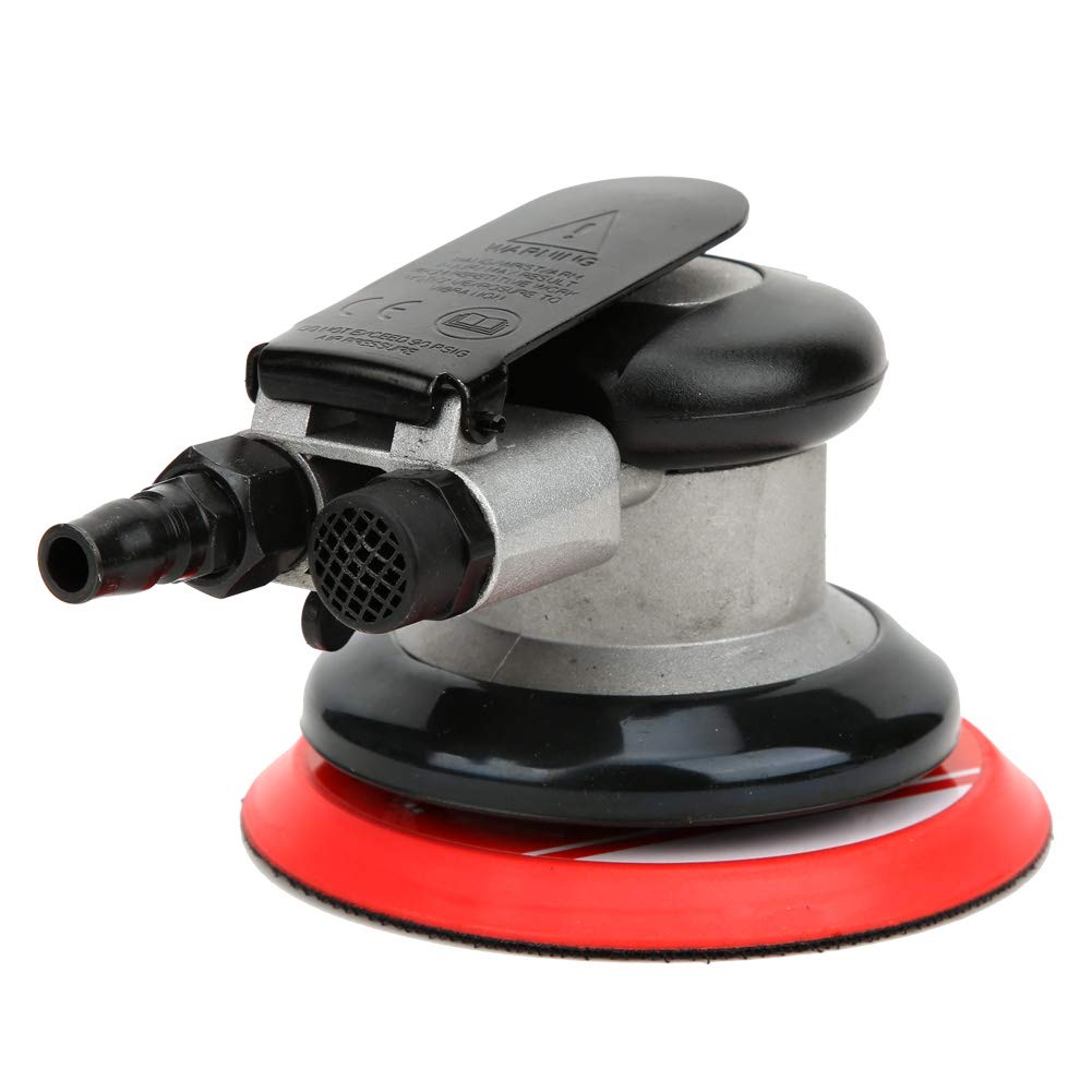 5-Inch Pneumatic Air Sander Grinder - Professional Pneumatic Sanding Machine for Woodworking, Metal Polishing & Auto Body Repair | Ideal for DIY Projects & Industrial Use