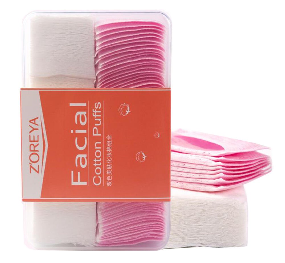 Gentle Makeup Remover Cotton Pads 320PCS - Soft Facial Cleansing Pads for Eye & Face Makeup Removal, Skin Care & Daily Cleansing - Perfect for Travel, Spa & Home Use