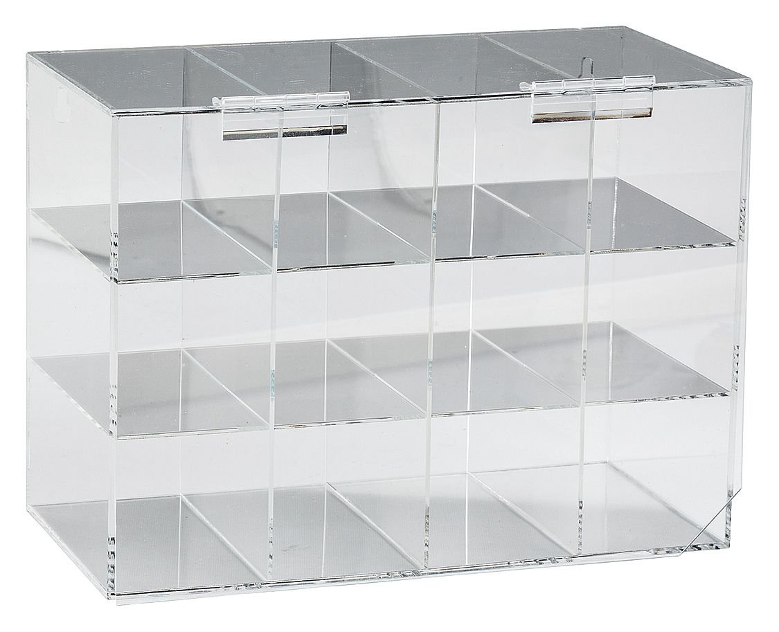 Brady GH12D Prinzing Safety Glass Holder - Secure & Durable Eyewear Storage for Industrial & Construction Use (1 Each) - Ideal for Workshops, Labs & Job Sites