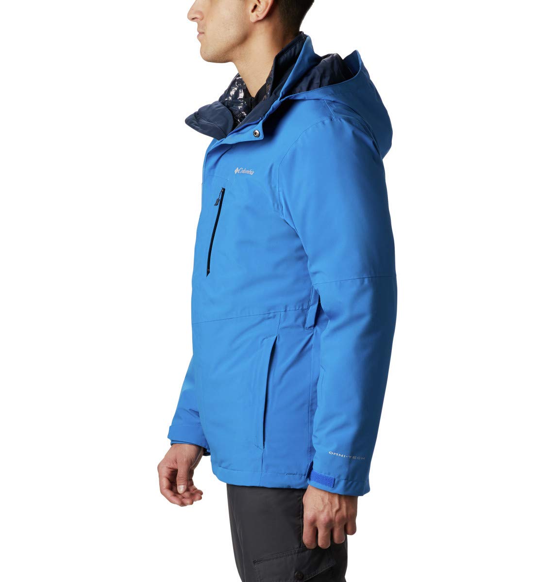 Columbia Men’s Wild Card Interchangeable Jacket - Waterproof, Windproof & Thermal Reflective Winter Coat for Outdoor Activities | Hiking, Skiing & Cold Weather Protection
