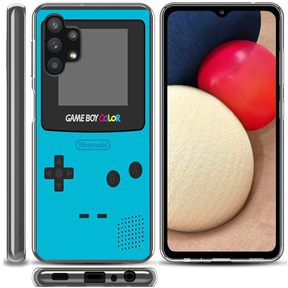 La Belle Clear Slim TPU Gel Case for Samsung Galaxy A32 5G - Shockproof Protective Phone Cover for Gameboy #B Style | Perfect for Gaming, Daily Use & Travel Protection