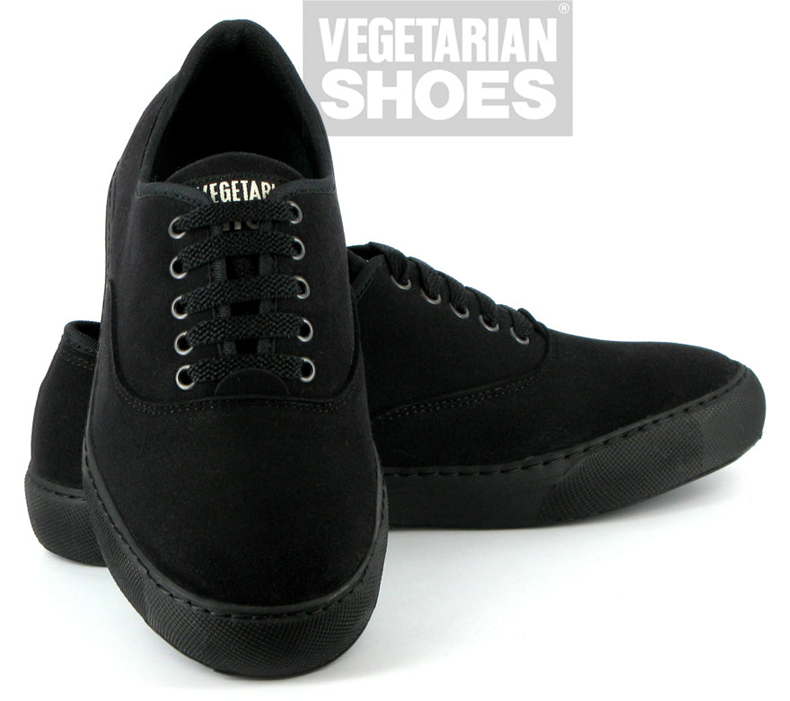 Vegan Black Kennedy Sneakers - Eco-Friendly Leather-Free Shoes for Men & Women | Perfect for Casual Wear, Work & Sustainable Fashion