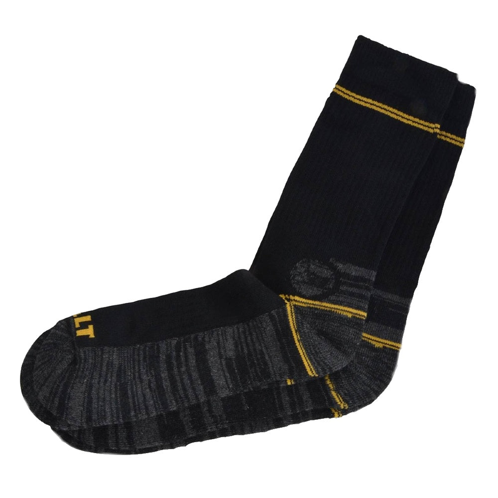 DeWalt Hydro Sock Two Pack - Waterproof Work Socks for Construction & Outdoor Use - Heavy Duty Moisture Wicking Socks for Men - Ideal for Hiking, Hunting & Job Sites