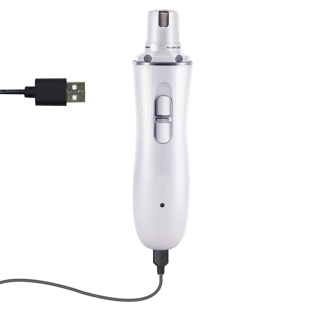 Electric Pet Nail Grinder - Ultra Quiet 2-Speed Dog & Cat Nail Trimmer for Safe Grooming | Perfect for Dogs, Cats, Rabbits & Birds | At-Home Pet Care & Professional Grooming Use