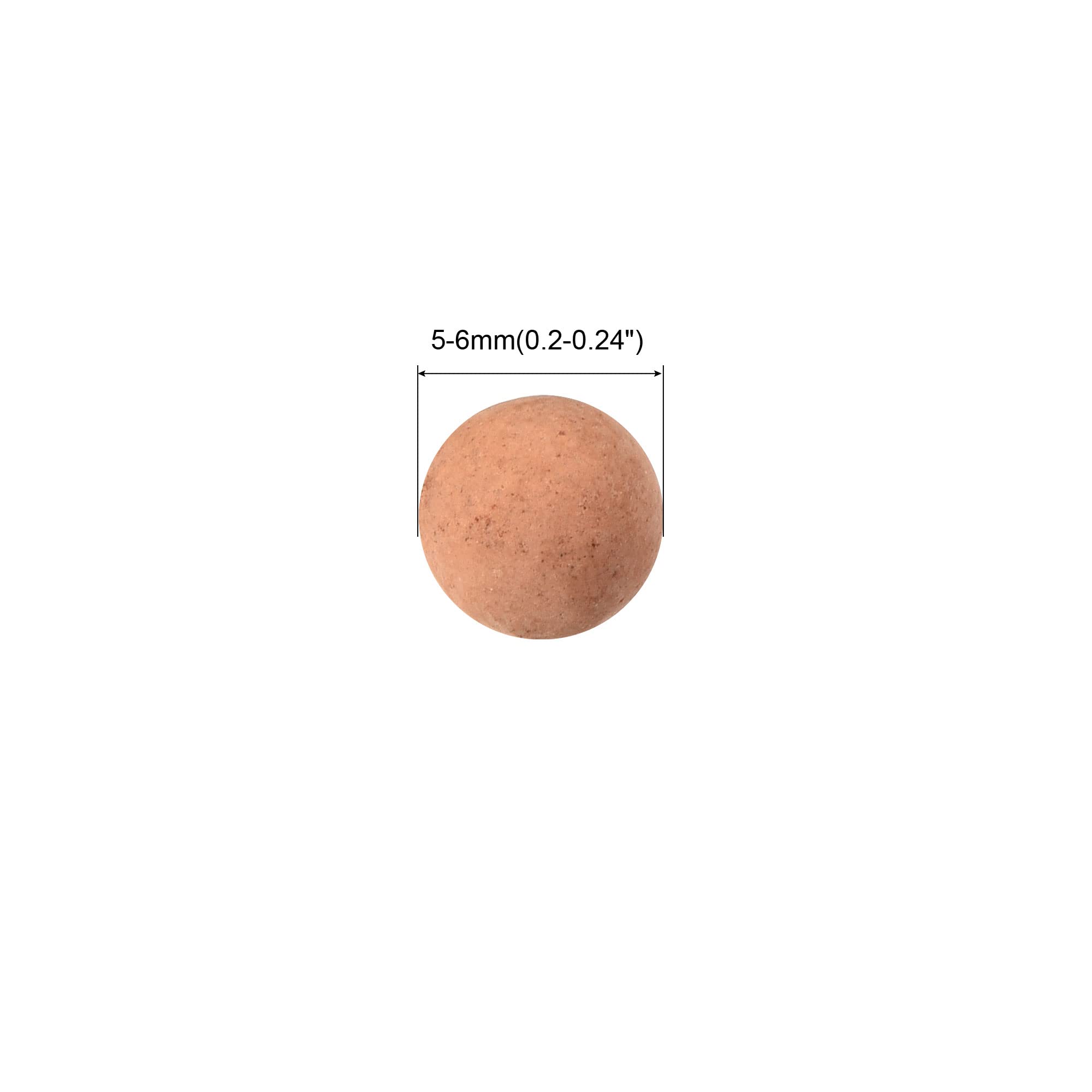 MECCANIXITY 5-6mm Pink Clay Pebbles - 0.22 lbs Hydroponic Growing Media for Plants, Orchids, Bonsai | Perfect for Indoor Gardening, Vase Filler, Aquaponics & Decorative Potting Balls