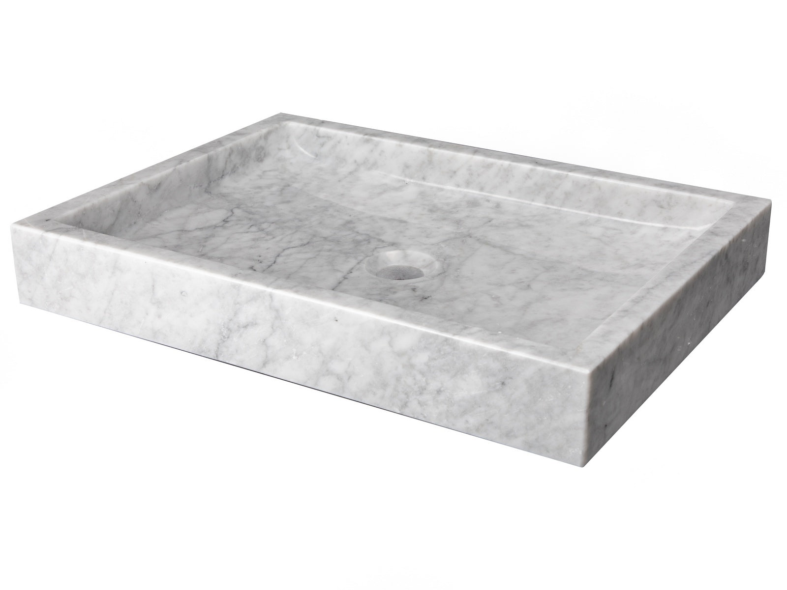 Modern Rectangular Vessel Sink - Above Counter Bathroom Sink with Overflow - Ceramic or Glass Options for Contemporary Vanity - Perfect for Home, Hotel, and Spa Bathroom Renovations