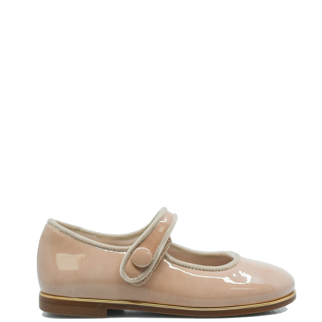 Beberlis Patent Leather Mary Jane Shoes for Women - Adjustable Velcro Strap & Comfortable Piping Design - Perfect for Work, Casual Wear & Special Occasions