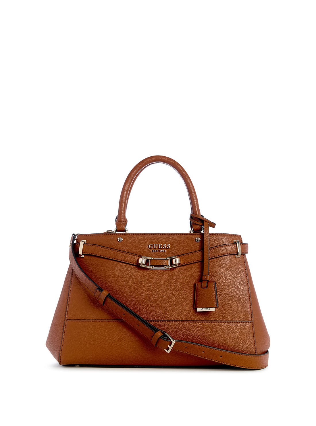 Stylish Brown Silvye Satchel Handbag for Women - Fashionable Leather Crossbody Purse for Work, Travel & Everyday Use
