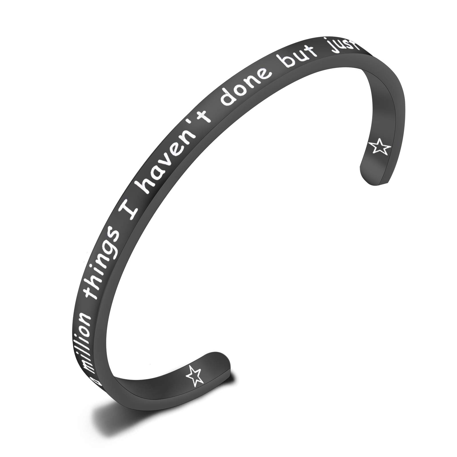 PLITI Musical 'Hamilton' Inspired Bracelet - 'There's A Million Things I Haven't Done' Quote Jewelry - Perfect Gift for Theater Fans, Musicians & Broadway Lovers - Great for Concerts, Date Nights & Special Occasions