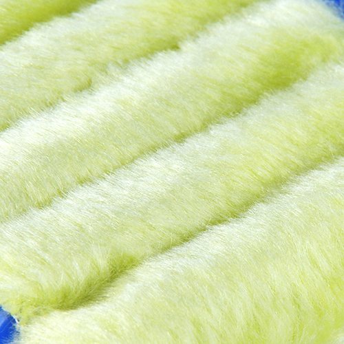 Loinhgeo Microfiber Venetian Blind Cleaner - 13.5x16cm Window Shutter Duster Brush for Dusting & Conditioning (Orange) - Perfect for Home, Office & Car Window Cleaning
