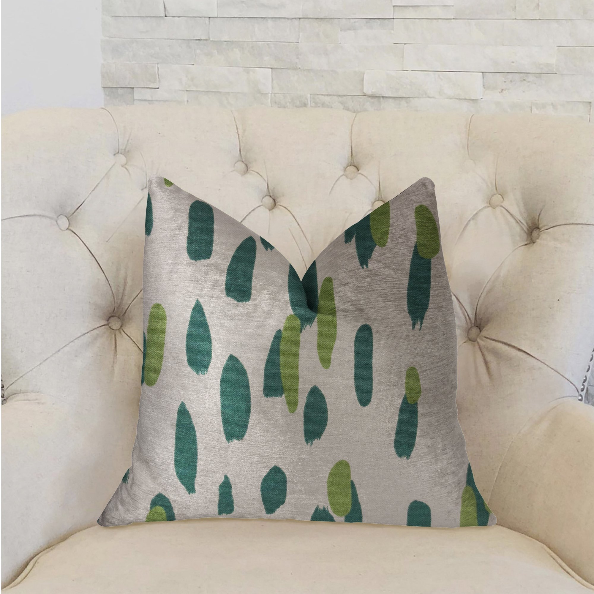 Plutus Bosky Willow Luxury King Throw Pillow 20x36 Inches - Soft Decorative Cushion for Sofa, Bed, Living Room & Home Decor