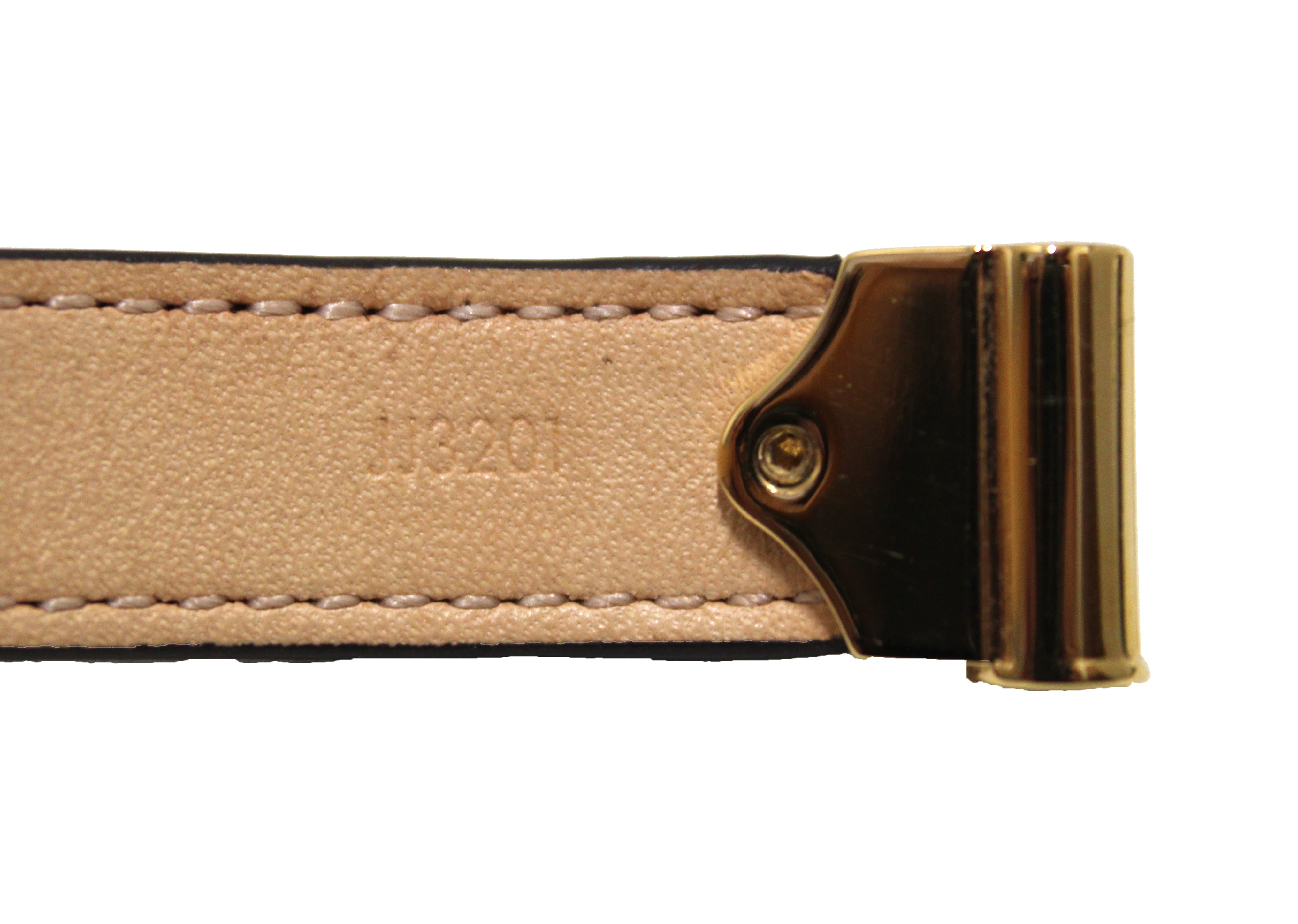 Authentic Louis Vuitton Nano Monogram Bracelet - Size 17 for Women | Luxury Fashion Jewelry Gift for Her | Perfect for Parties, Date Nights & Special Occasions