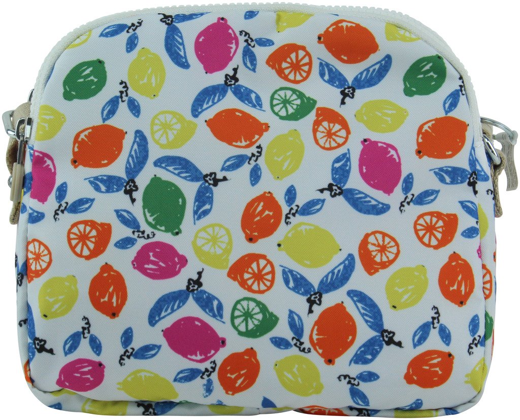 Kipling Keefe Nylon Crossbody Bag for Women - Lightweight Travel Purse with Adjustable Strap, Citrus Mash Color | Perfect for Everyday Use, Commuting & Vacation Accessories