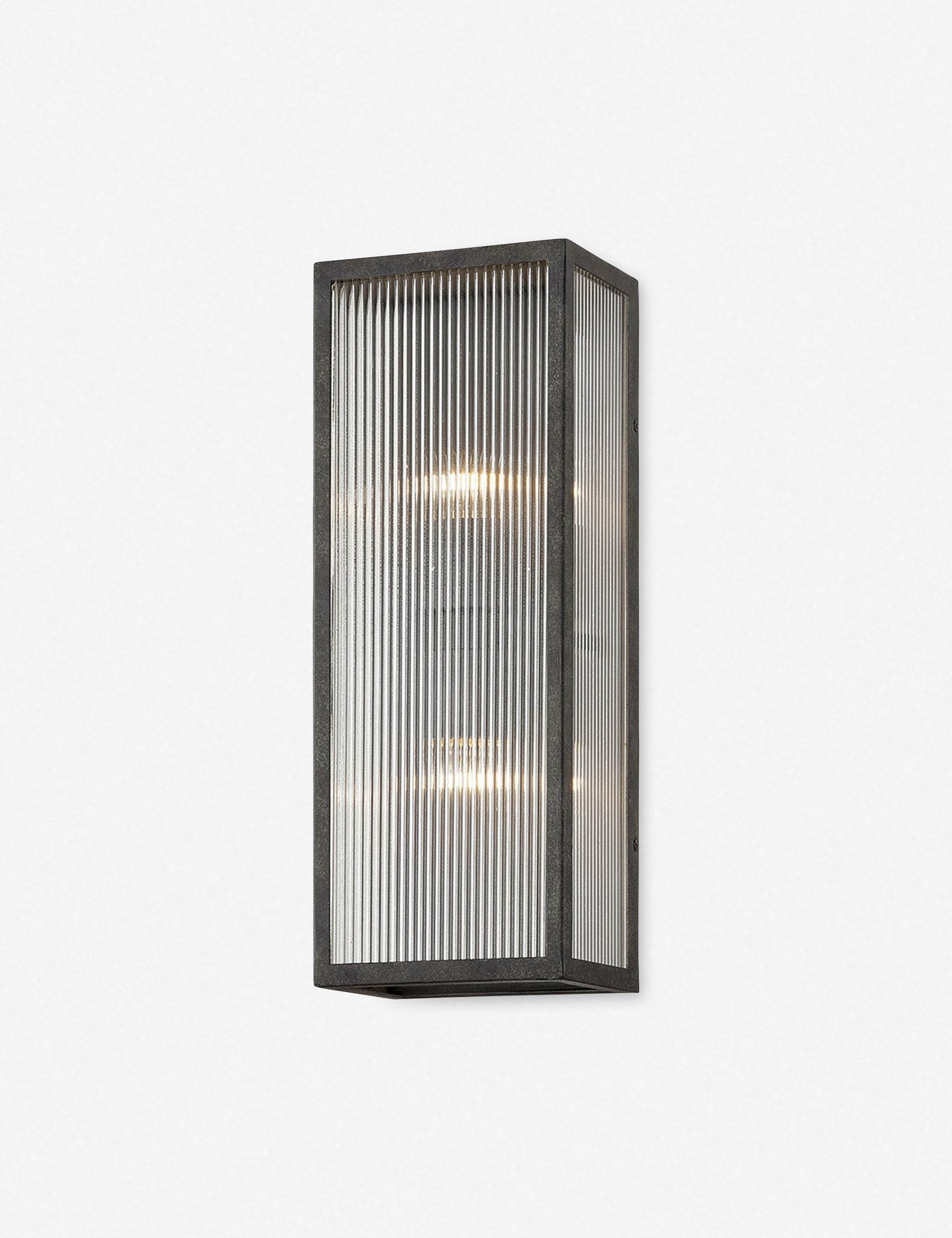 Amadora Outdoor Wall Sconce Light - Weatherproof Exterior Lighting Fixture for Patio, Garden, Porch & Deck - Black Matte Finish with Clear Glass Shade