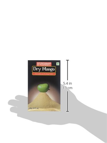Everest Amchur Powder - 100% Natural Dried Mango Powder, 100g Carton - Perfect for Indian Cooking, Chutneys, Curries & Marinades