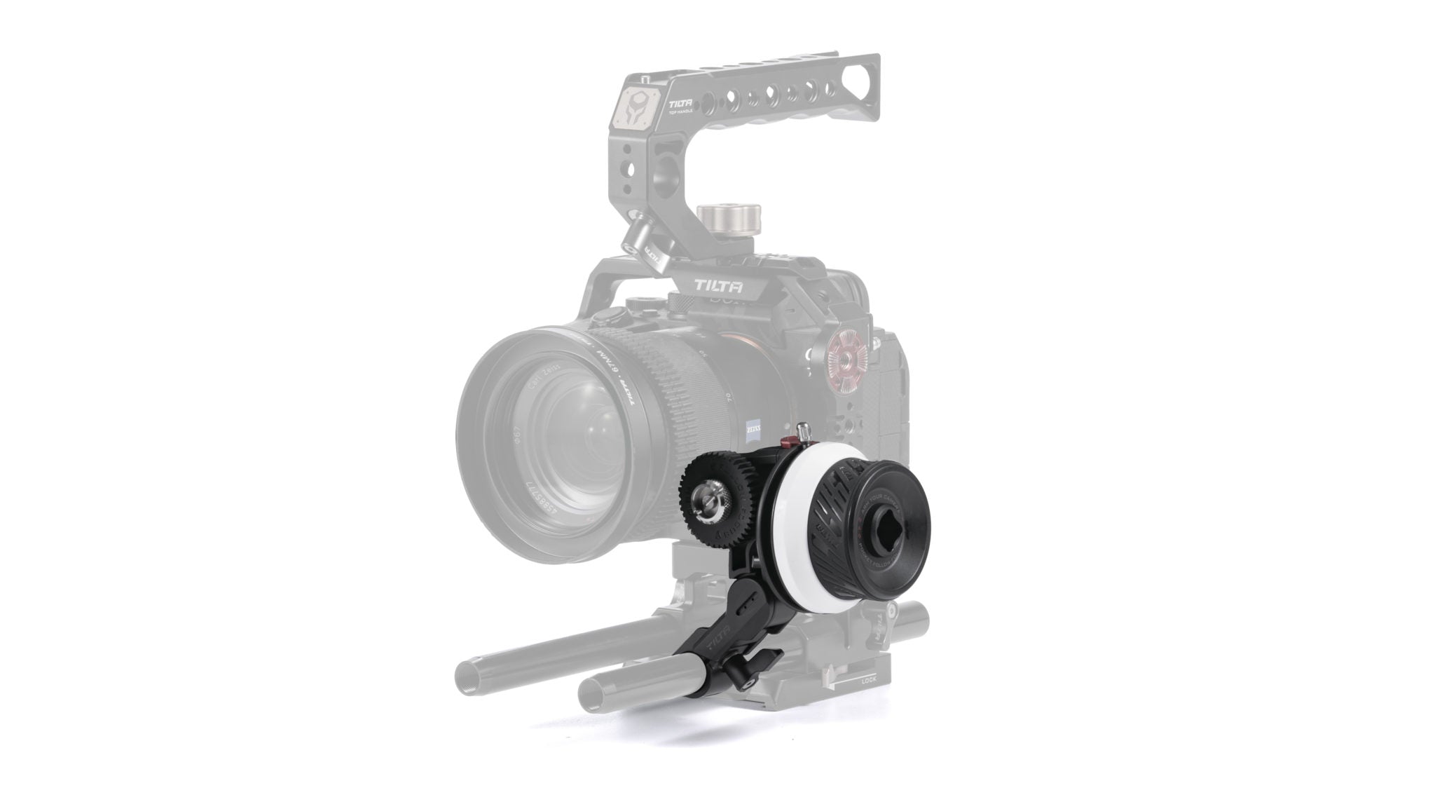 Tilta Pocket Follow Focus for DSLR & Mirrorless Cameras - Compact Camera Lens Focus Control System - Perfect for Filmmaking, Vlogging & Professional Video Production