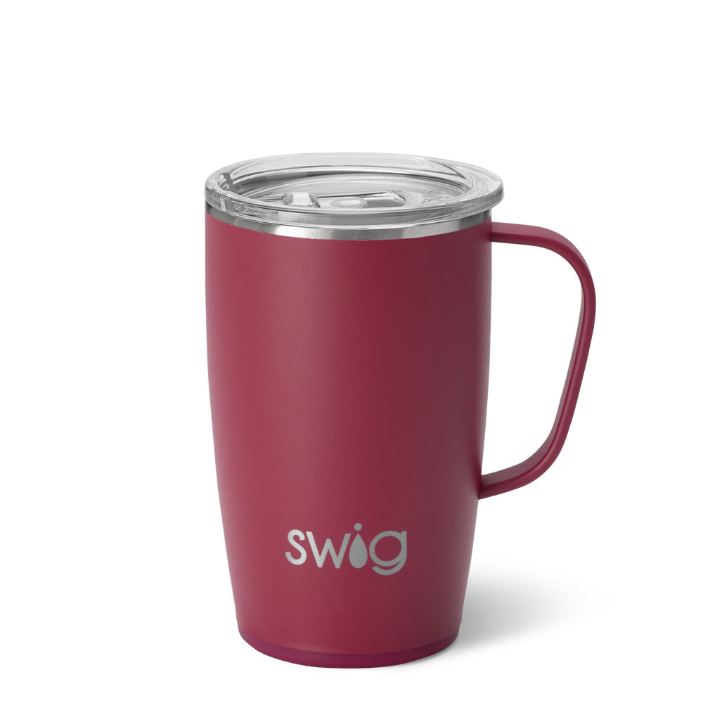 18oz Insulated Stainless Steel Travel Mug - Leak Proof Coffee Thermos for Hot & Cold Drinks - Perfect for Commuting, Camping, and Office Use