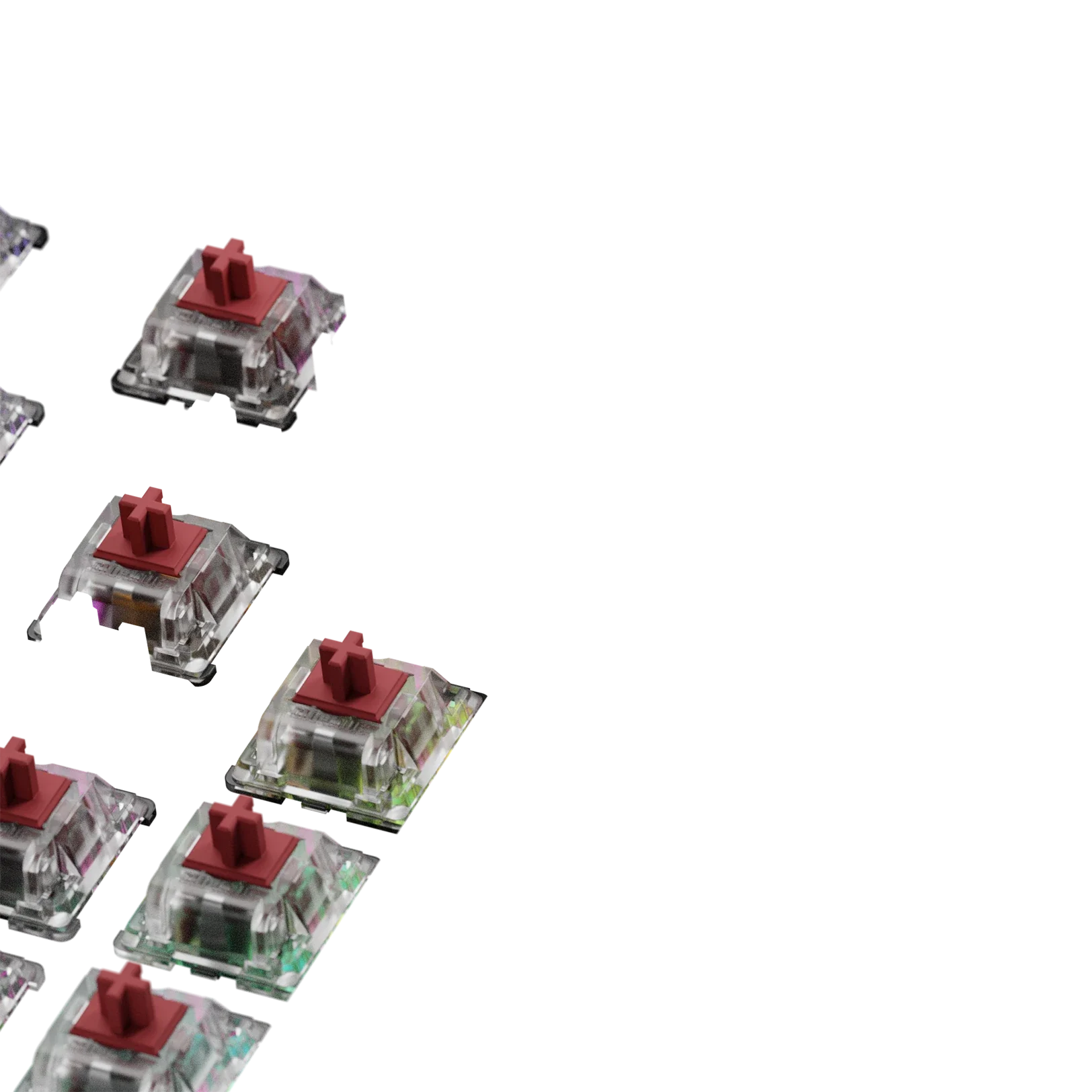 Glorious Fox Heavy MX 65 ISO Mechanical Keyboard Switches - Perfect for Gaming, Typing & Office Work