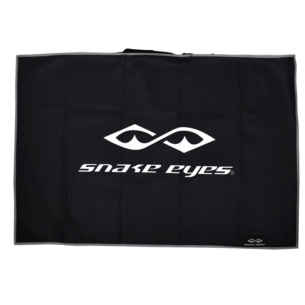 Premium Snake Eyes Microfiber Waffle Golf Towel - Quick-Dry, Absorbent & Durable for Golfers - Perfect for Golf Course, Gym & Outdoor Sports