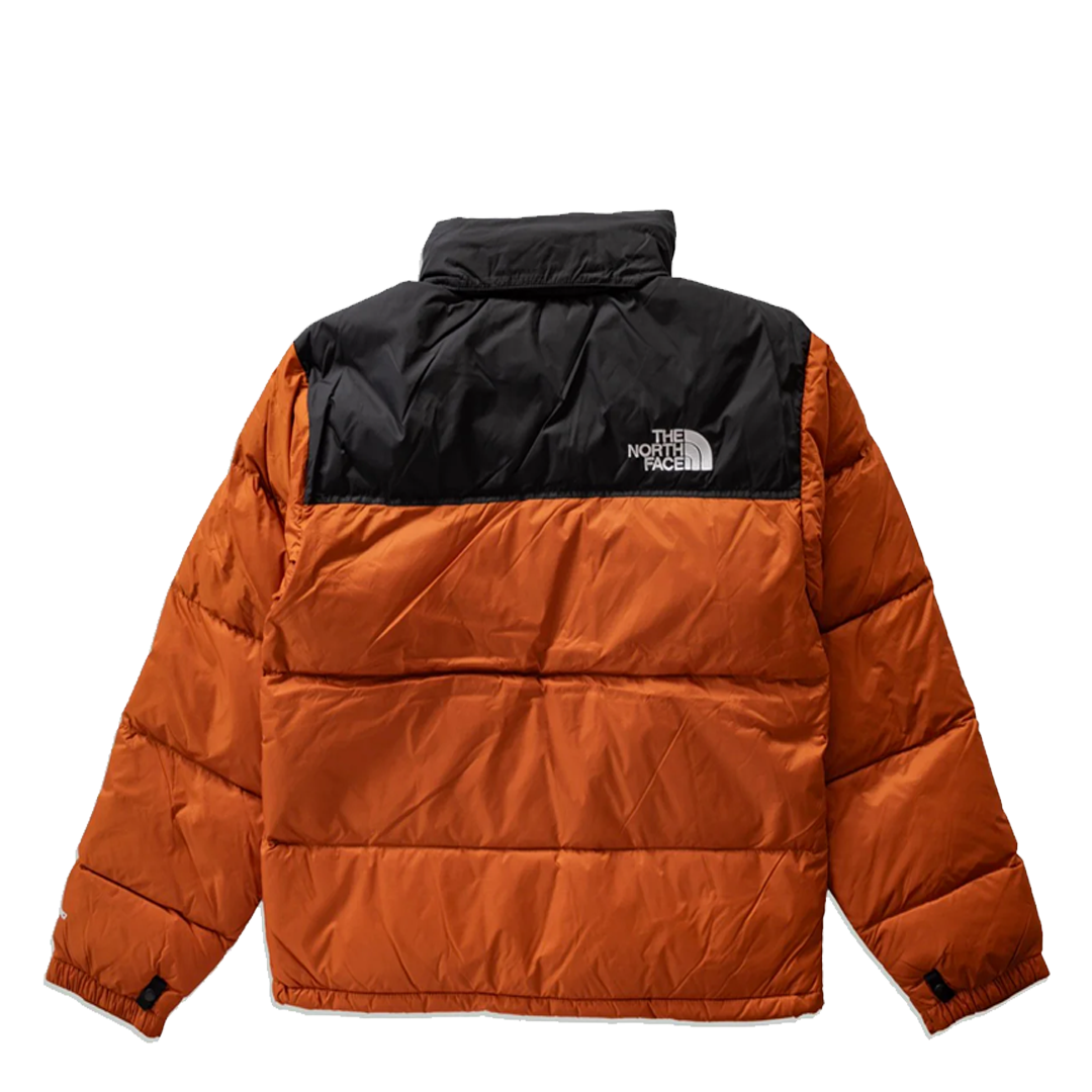 Men's 1996 Retro Nuptse Jacket in Earthen Copper - Vintage Winter Puffer Coat for Outdoor Activities & Urban Streetwear