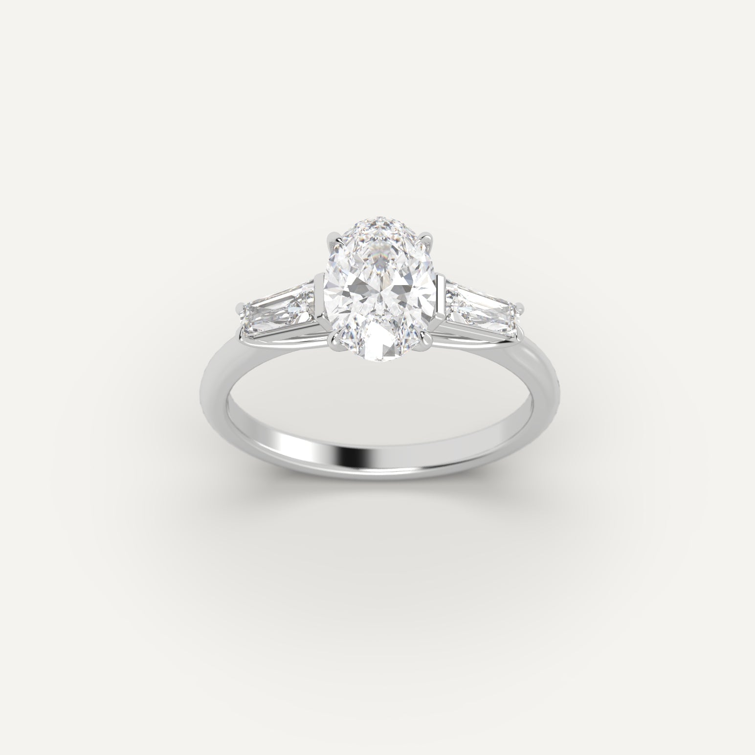 1 Carat Oval Cut Diamond Ring for Women - Elegant Solitaire Engagement & Wedding Band - Perfect for Proposals, Anniversaries & Special Occasions