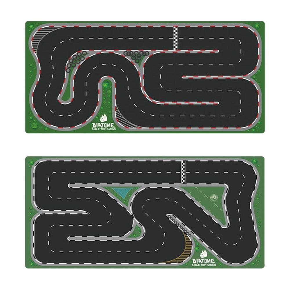Diatone Mini Mouse Pad Car Racing Track for Table Top - Choose Your Version - Perfect for Office Desks, Gaming Setups & RC Car Enthusiasts