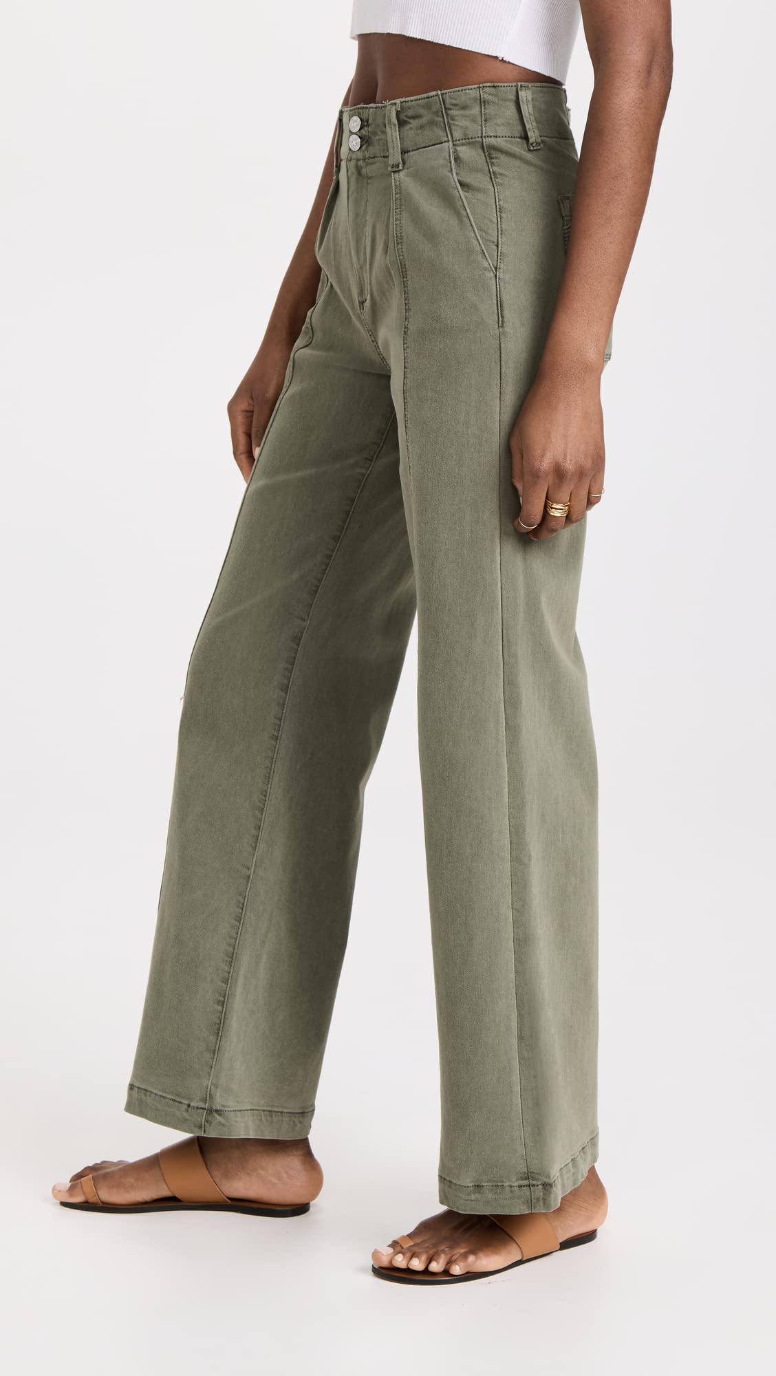 PAIGE Women's Brooklyn High-Rise Skinny Jeans - Stretch Denim Pants for Comfort & Style | Perfect for Work, Casual Outings & Date Nights