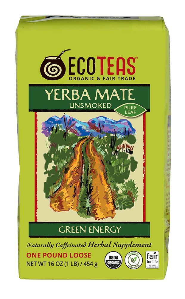 Organic Yerba Mate Loose Leaf Tea - Premium Eco-Friendly Herbal Tea for Energy & Focus - Perfect for Morning Boost, Study Sessions & Healthy Lifestyle
