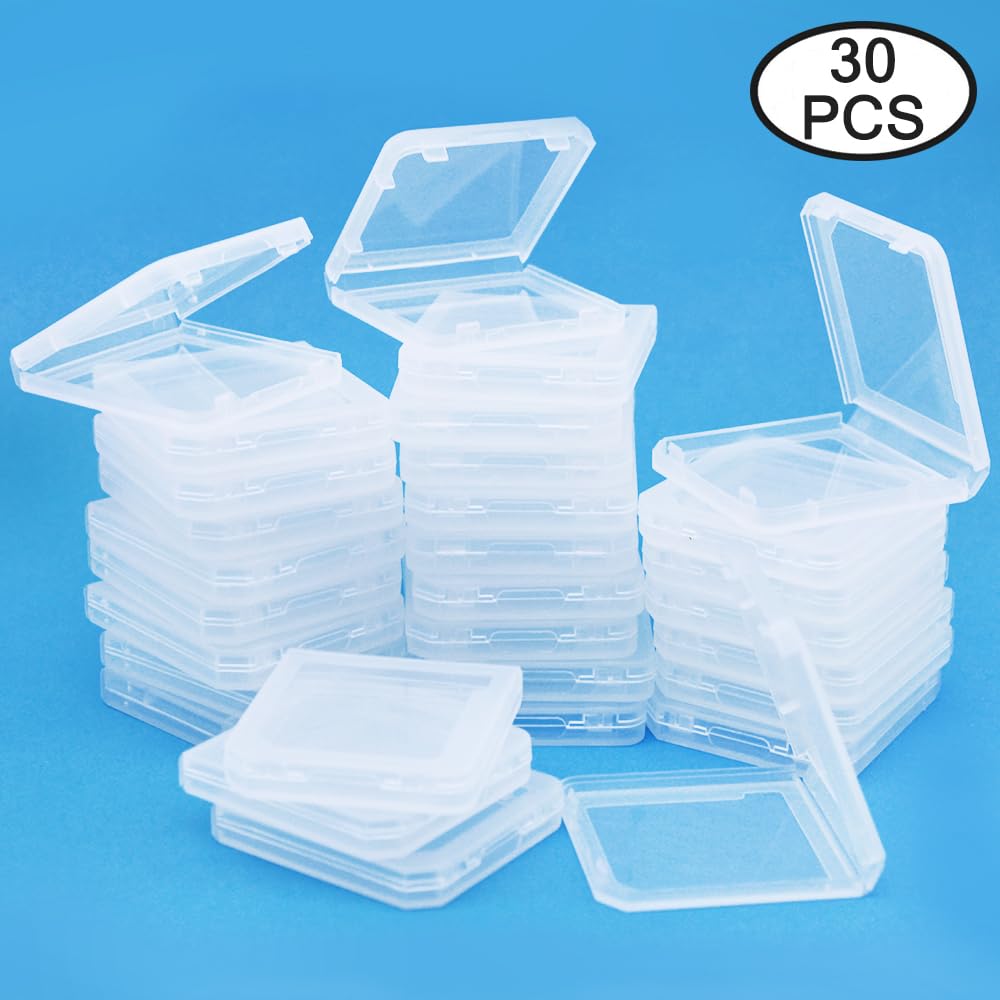 30 PCS Switch Game Holder Card Case - Compatible with Nintendo New 3DS/3DS XL/DS/DSi XL - Portable TF Card Storage Box for Game Cartridges - Perfect for Travel, Home Organization & Gaming Collections