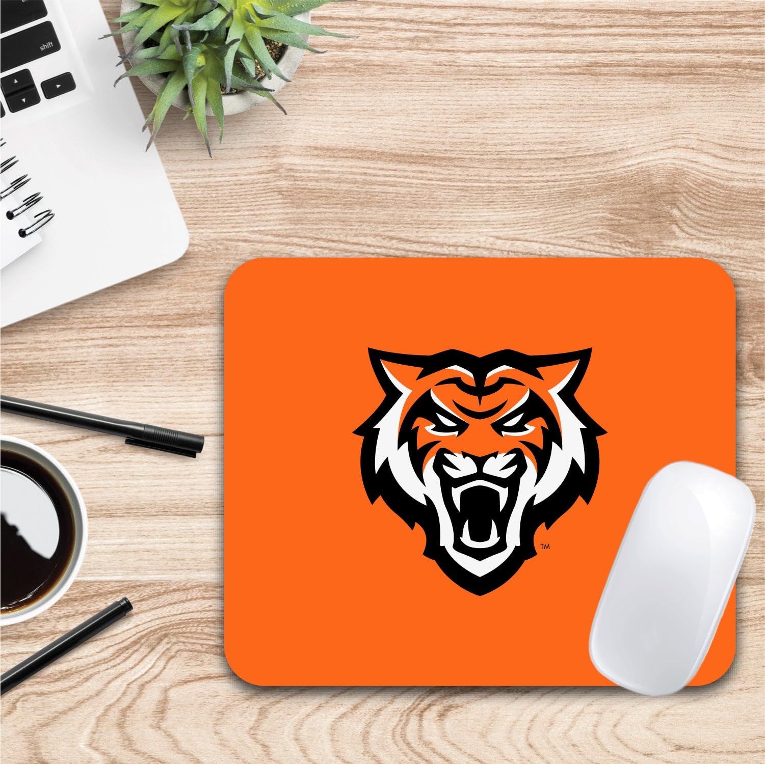 Idaho State University Orange Mouse Pad - Non-Slip Fabric Gaming & Office Desk Mat for Computers, Laptops - Perfect for Work, Study & Gaming Setup