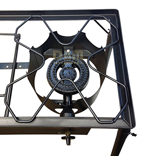Portable Propane Gas Double High Pressure Burner - Outdoor Camping Stove for BBQ, Picnics & Backpacking Trips