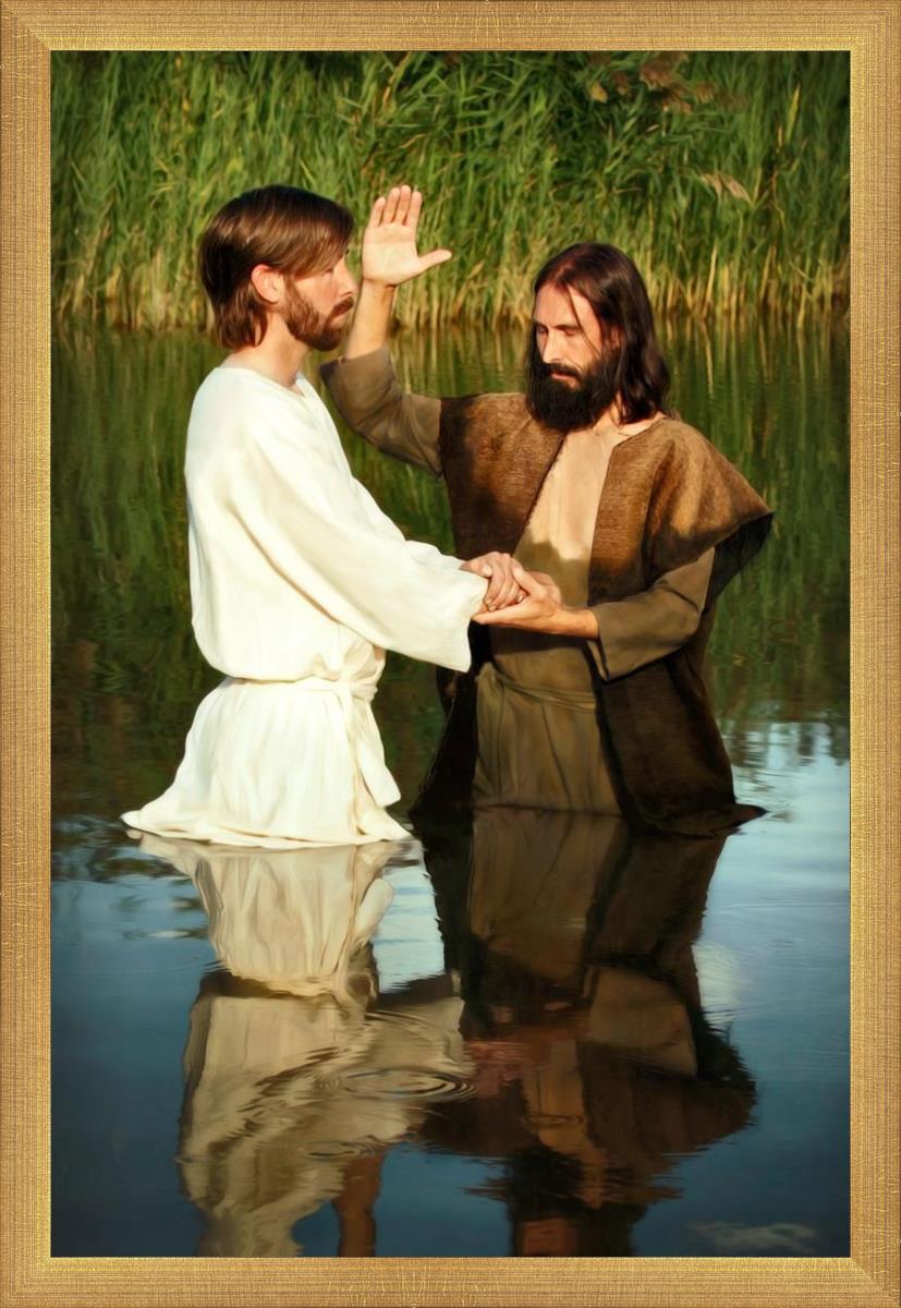 Behold The Lamb Of God - Religious Wall Art Decor for Home & Church - Perfect for Christian Faith Inspiration & Spiritual Decorations