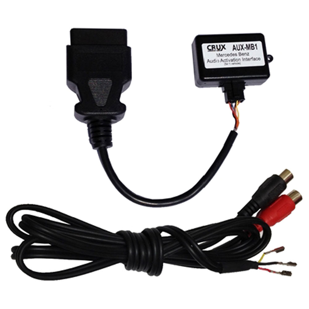 CRUX AUX MB1 - High-Quality Car Audio Auxiliary Cable for Seamless Music Playback - Perfect for Road Trips, Commuting & In-Car Entertainment