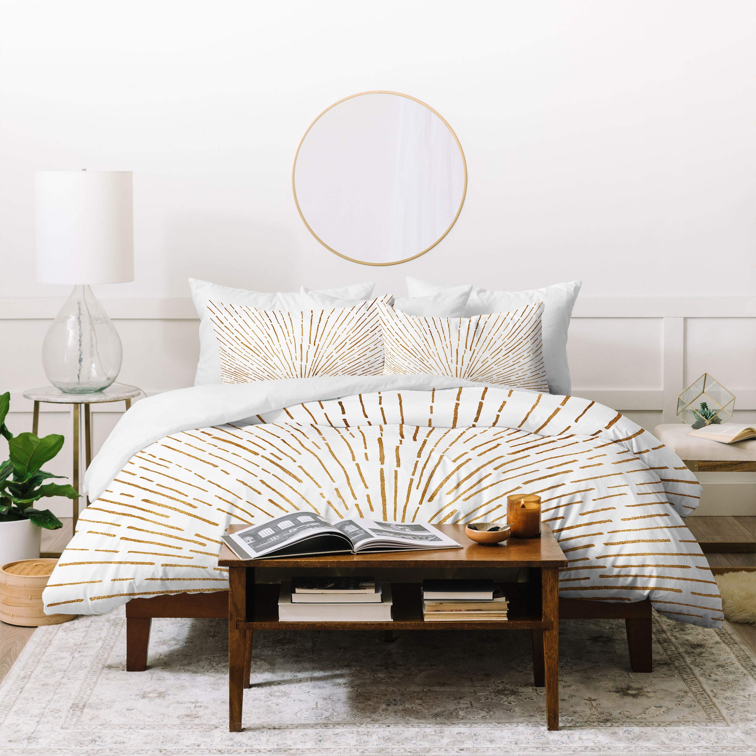 Let The Sunshine In Modern Tropical Comforter Set with Pillowcases - Twin/XL Size - Vibrant Bedding for Beach House, Boho Bedroom & Vacation Home Decor
