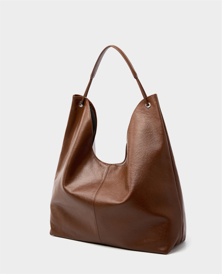 Stylish Leather Shoulder Tote Bag for Women - Fashionable Handbag for Work, Travel & Everyday Use | Durable & Spacious Designer Purse