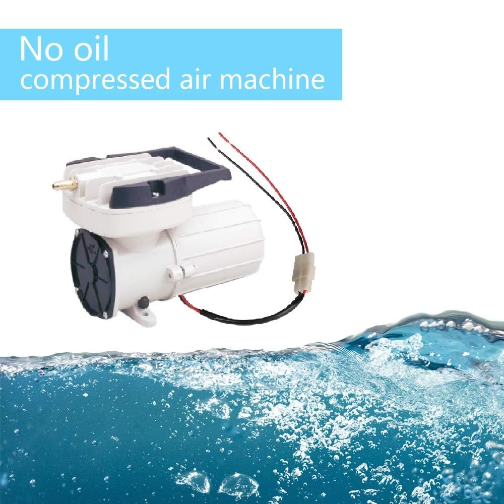 12V 160LPM/2536GPH 120W High Power Aquarium Air Pump - Fish Tank Oxygen Aerator for Freshwater/Saltwater Aquariums, Pond, Hydroponics & Aquaculture Systems