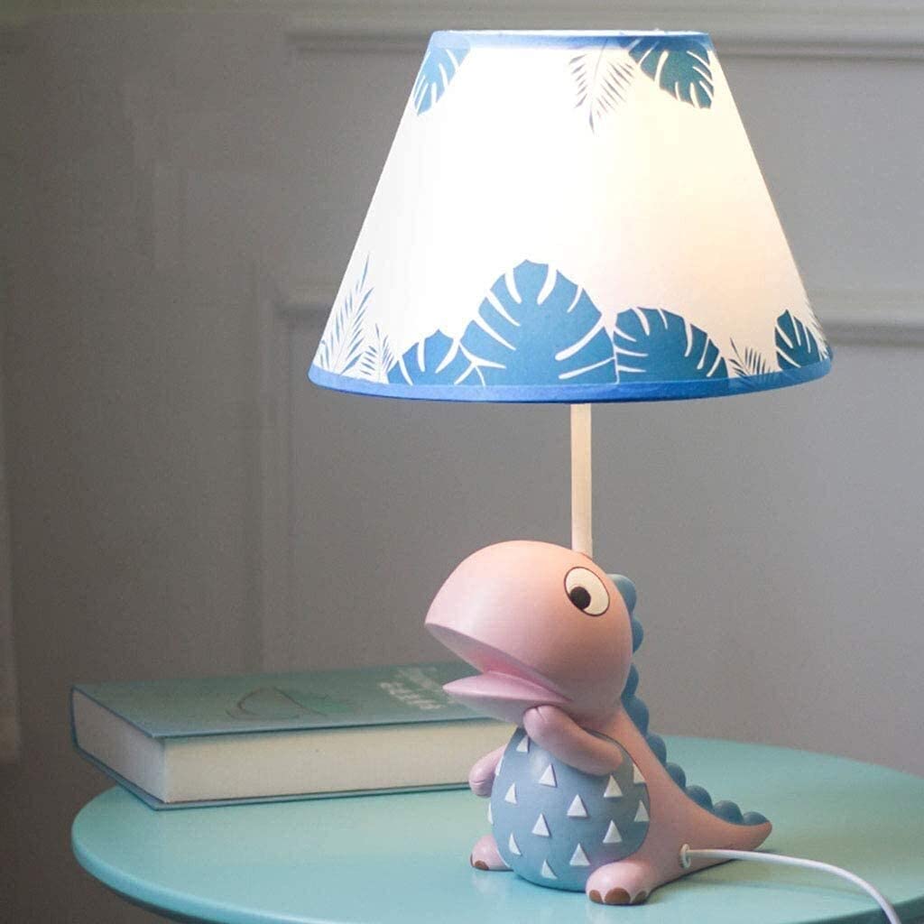 Cartoon Dinosaur LED Desk Lamp for Kids - 34cm Pink Night Light with Warm Light, Perfect for Bedroom, Study Room & Nursery Decor | Cute Dinosaur-Themed Gift for Boys & Girls