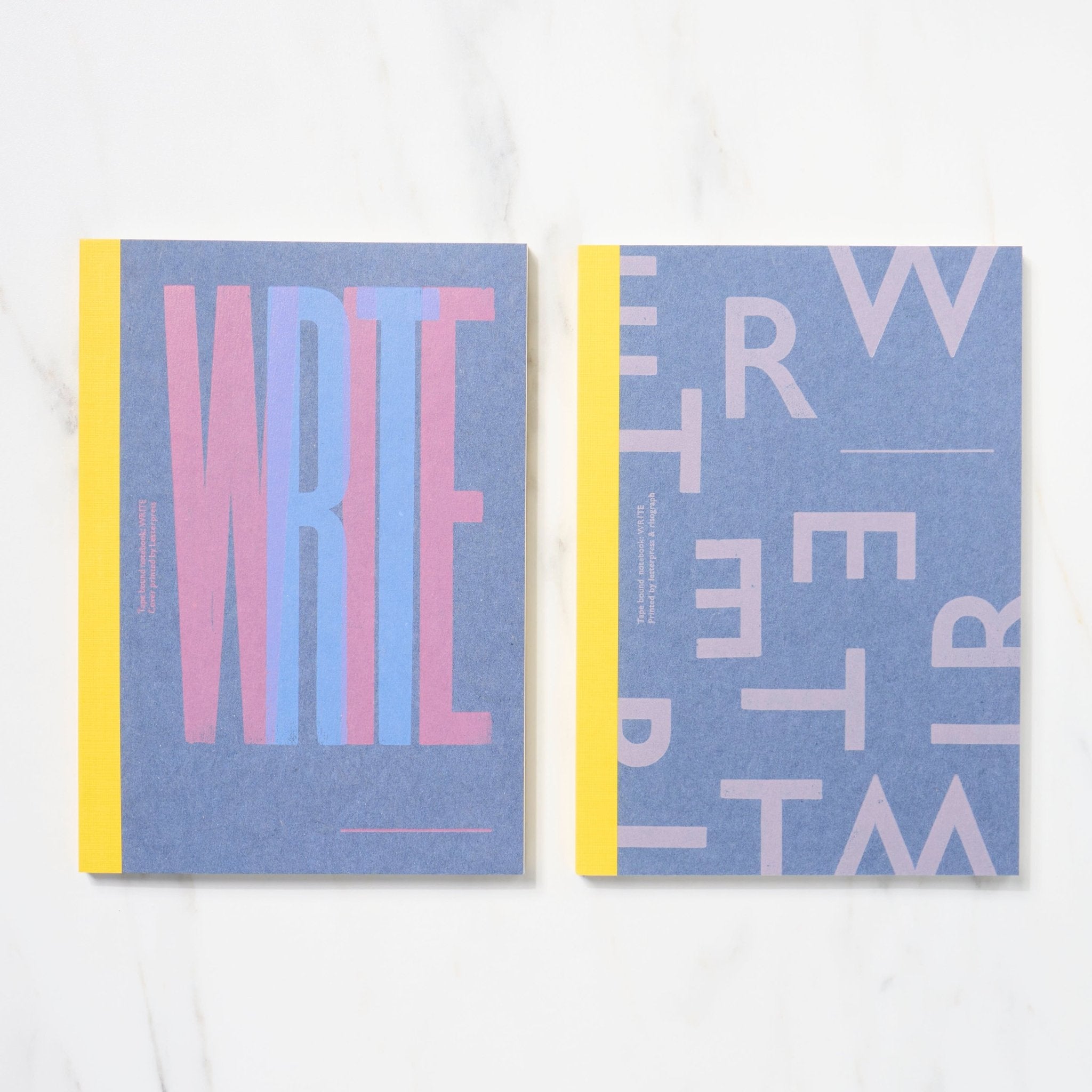 Premium Spine Wrapped Notebook A5 - Handmade Letterpress Cover Journal for Writing, Sketching & Note Taking - Perfect Gift for Writers, Artists & Students