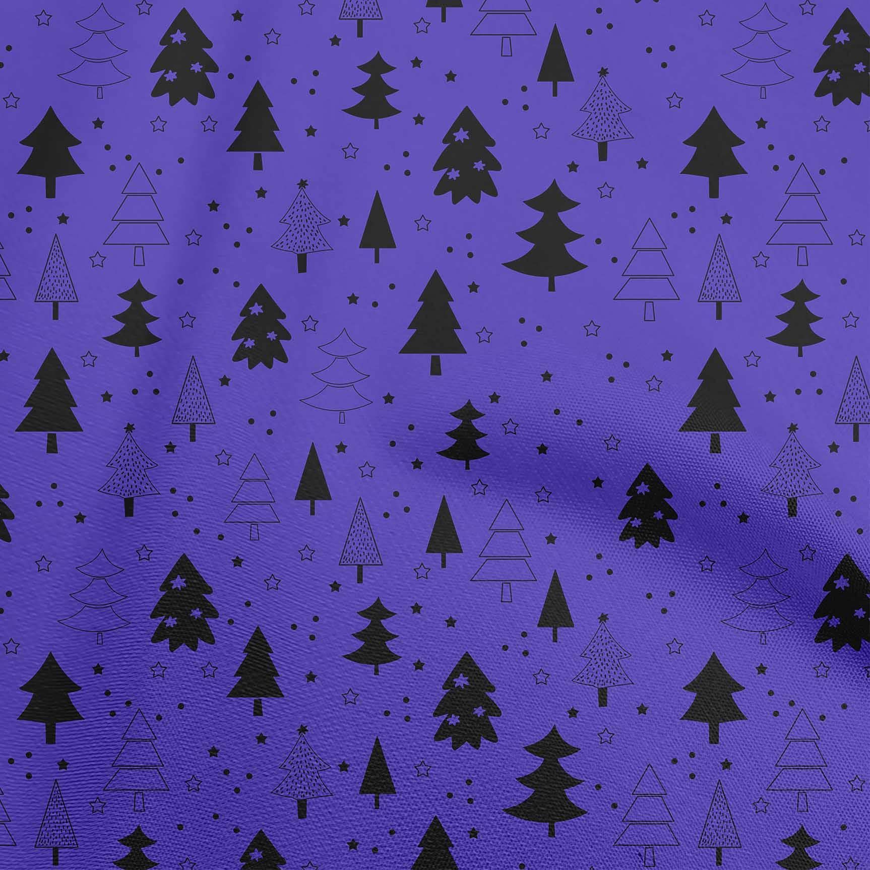oneOone Polyester Spandex Lime Green Christmas Tree Print Fabric - 56 Inch Wide Stretch Material for Dressmaking, Holiday Decor & DIY Crafts