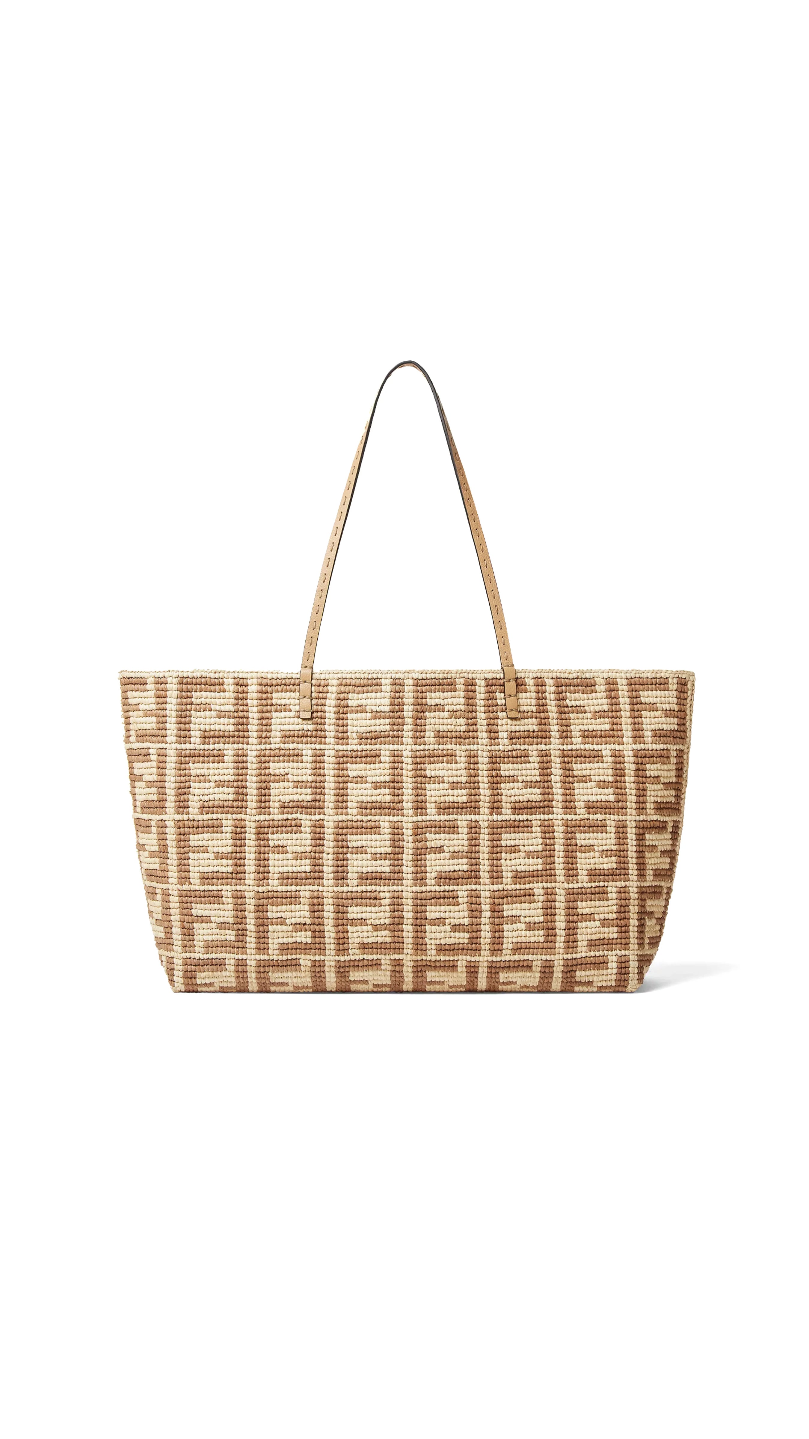 Large Roll Raffia Tote Bag - Natural Beige Beach Bag for Women | Perfect for Summer Vacation, Pool Party & Shopping