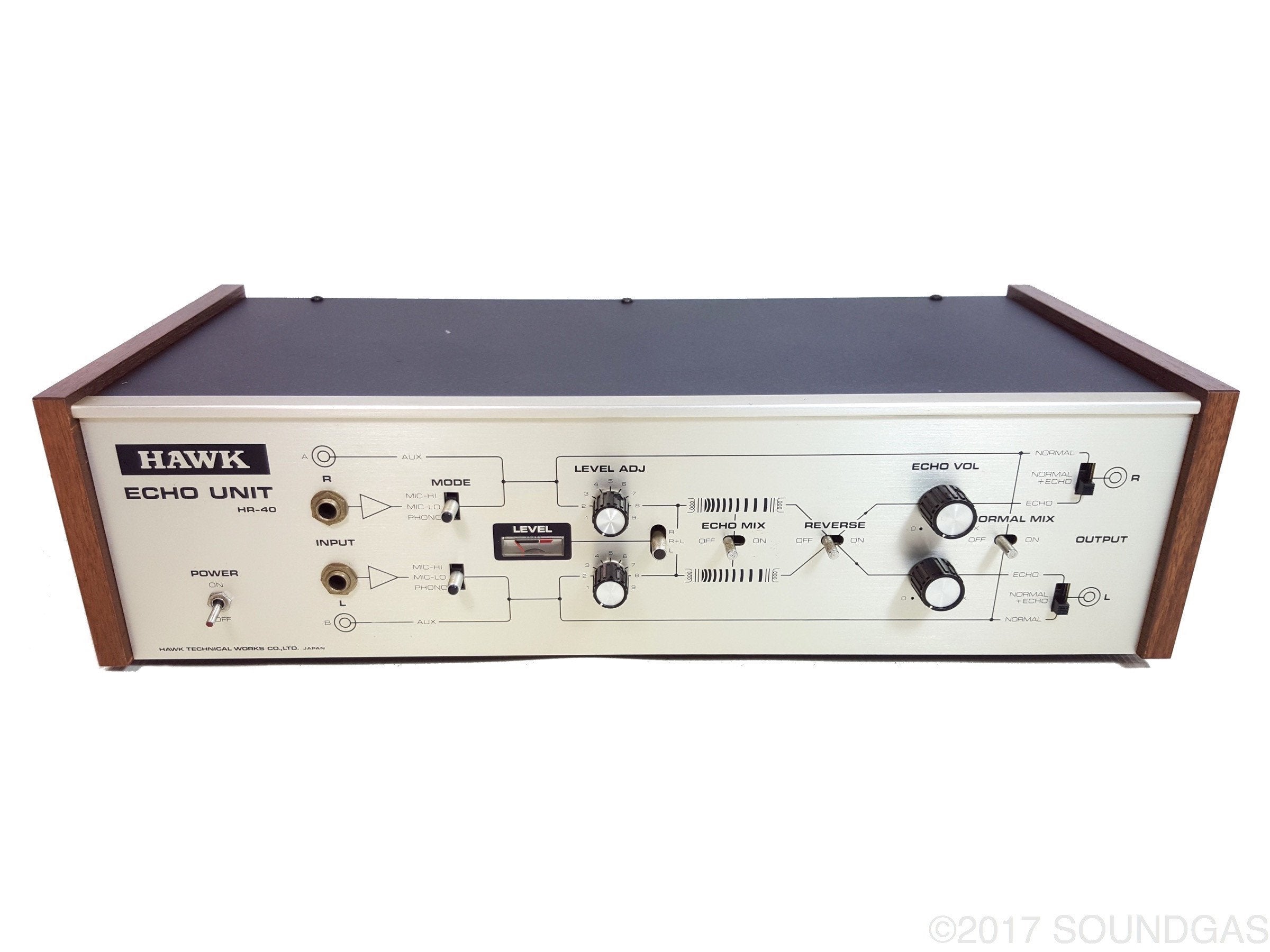 Hawk HR 40 Stereo Spring Reverb Guitar Effects Pedal - Vintage Analog Reverb for Electric Guitar, Bass & Studio Recording | Perfect for Live Performances & Home Recording Studios