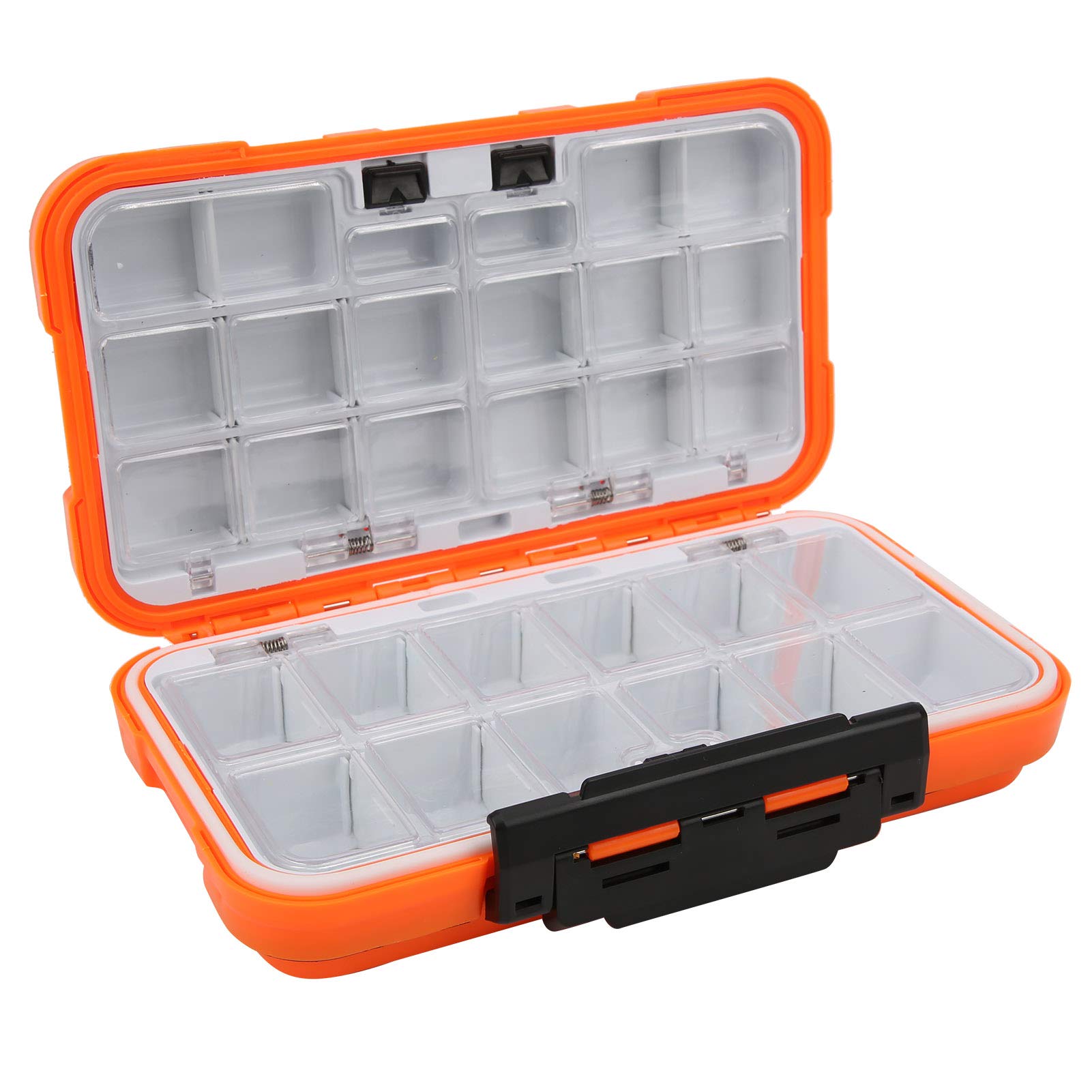 Premium Double-Sided Fishing Hook Storage Box - Waterproof ABS Lure Organizer for Saltwater & Freshwater Fishing - Perfect for Boat, Kayak, and Shoreline Anglers