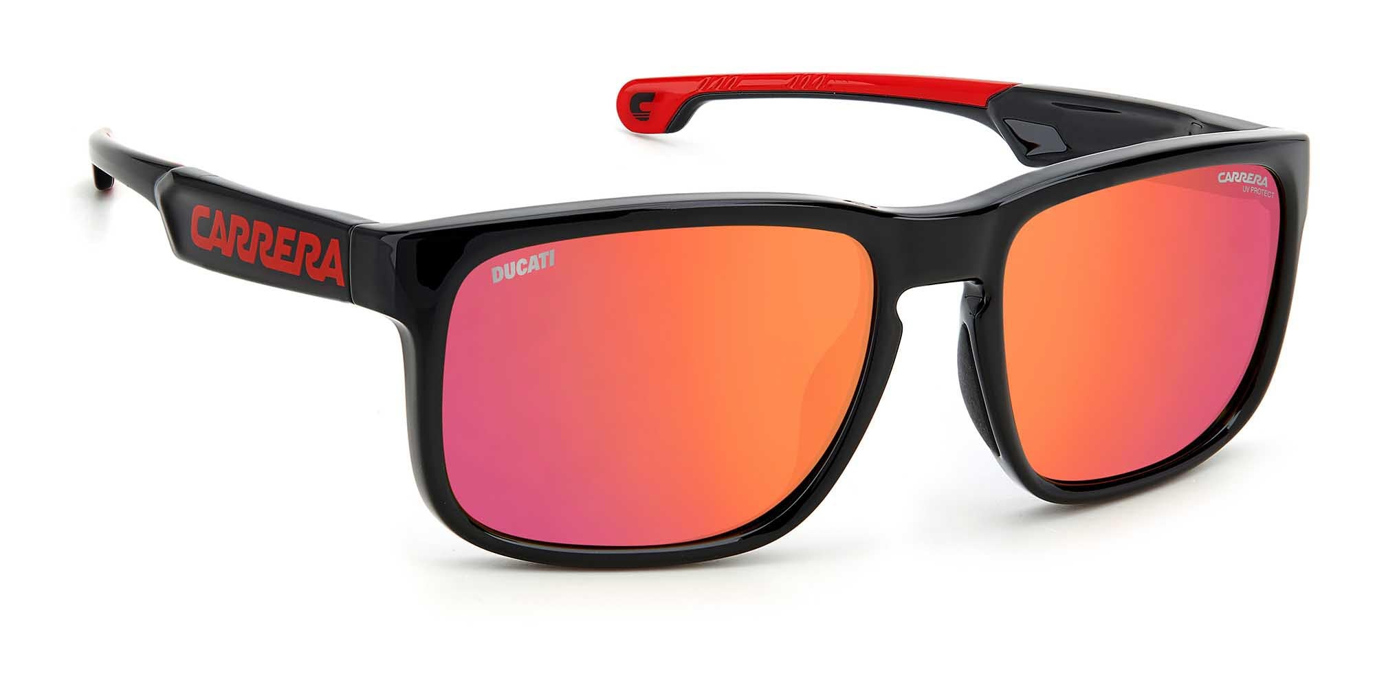 Carrera Ducati CARDUC 001/S Sunglasses - Men's Sports Cycling Shades with UV Protection - Perfect for Motorcycle Riding, Biking & Outdoor Adventures