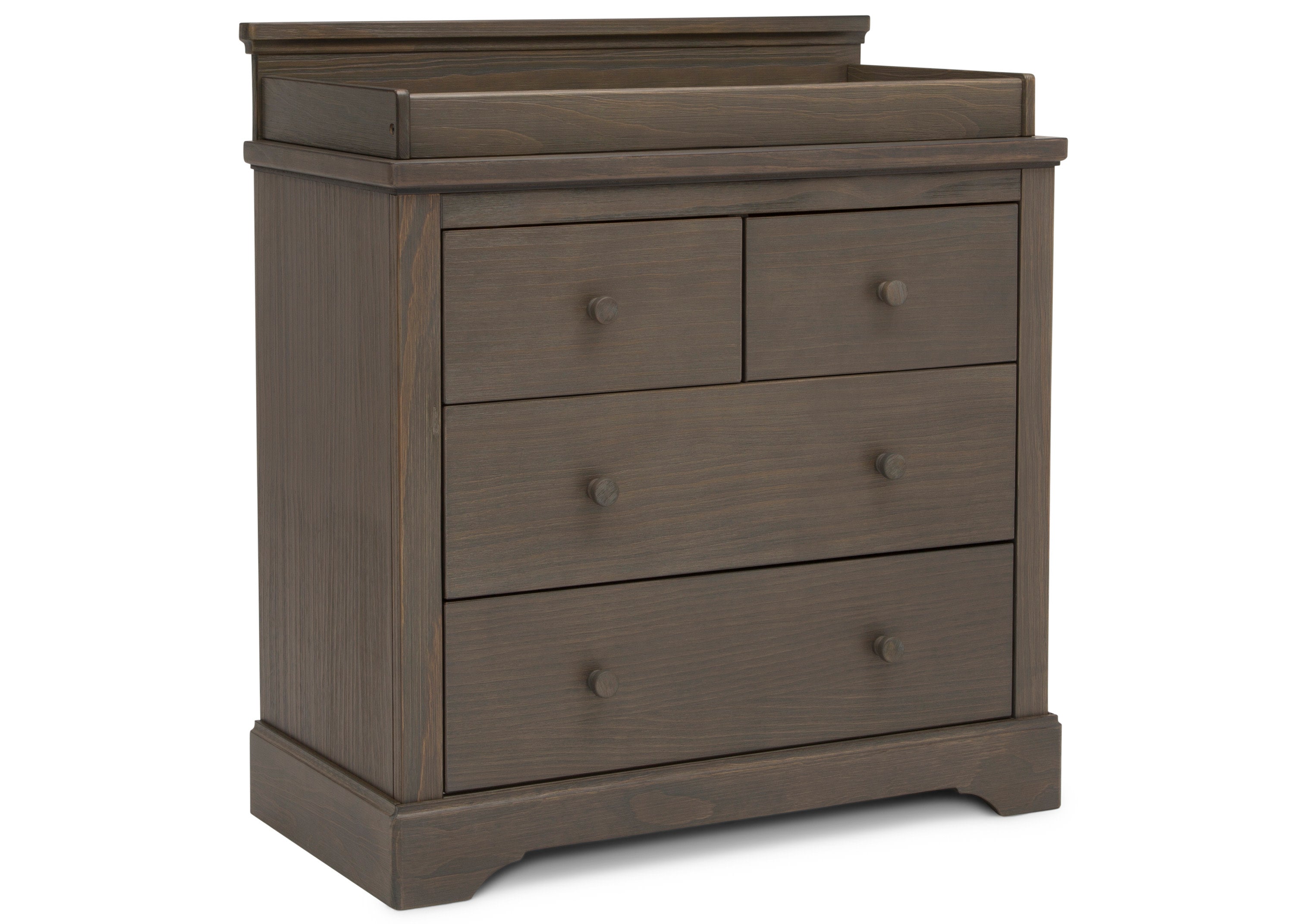 Paloma 4-Drawer Baby Dresser with Changing Table Top | Sturdy Nursery Storage with Interlocking Drawers | Perfect for Baby Room Organization & Diaper Changing Station