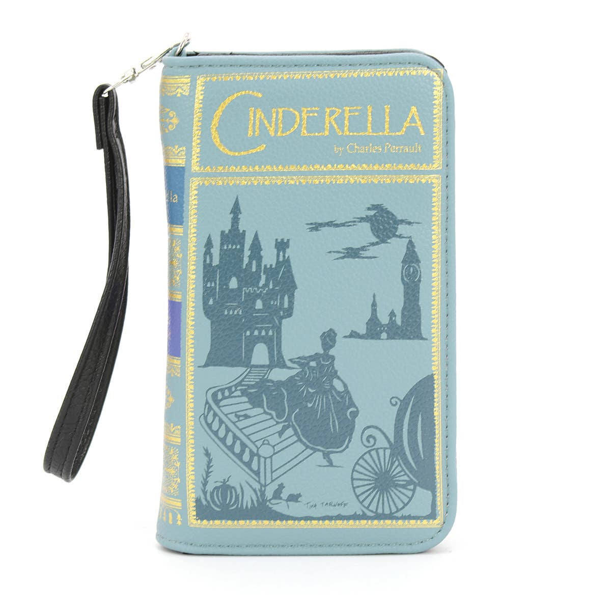 Cinderella Book Wallet Wristlet Clutch - Elegant Disney Princess Inspired Handbag for Women | Perfect for Parties, Weddings & Evening Events
