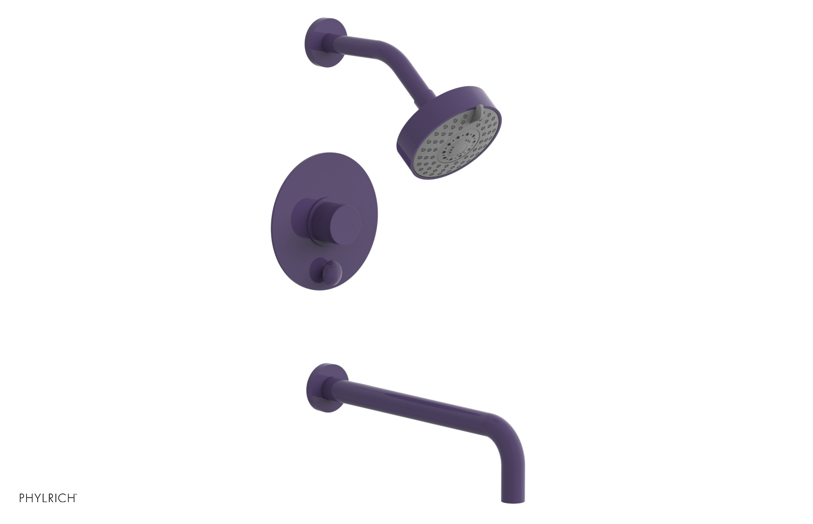 BASIC II 12 Pressure Balance Tub and Shower Faucet Set - 230 26 12 - Perfect for Bathroom Renovation & Modern Home Upgrade