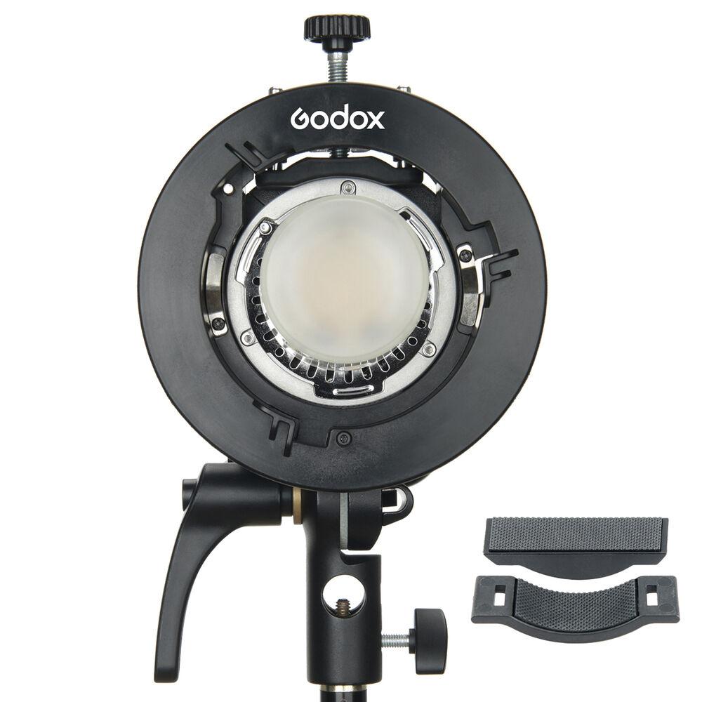 Godox S2 Speedlite Flash Bracket with Bowens Mount - Compatible with DSLR & Mirrorless Cameras for Studio & Outdoor Photography