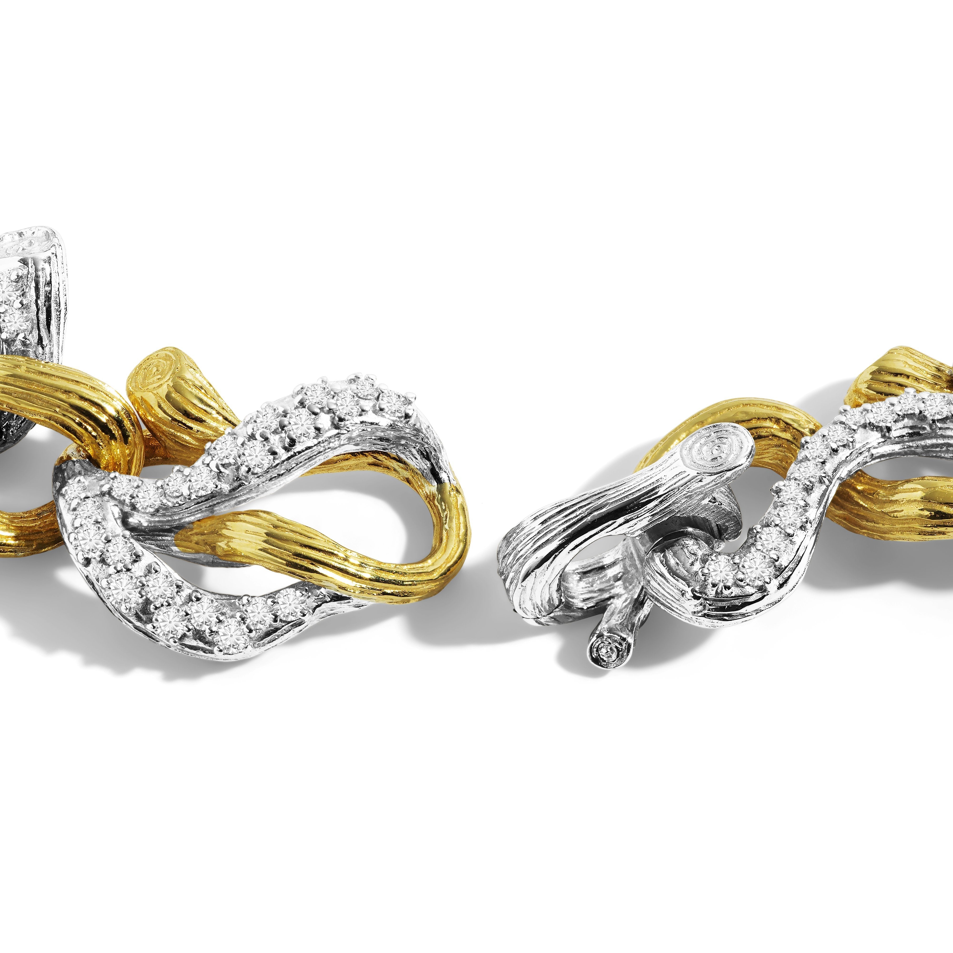 Elegant Diamond Branch Coral Bracelet for Women - Perfect for Weddings, Parties & Special Occasions
