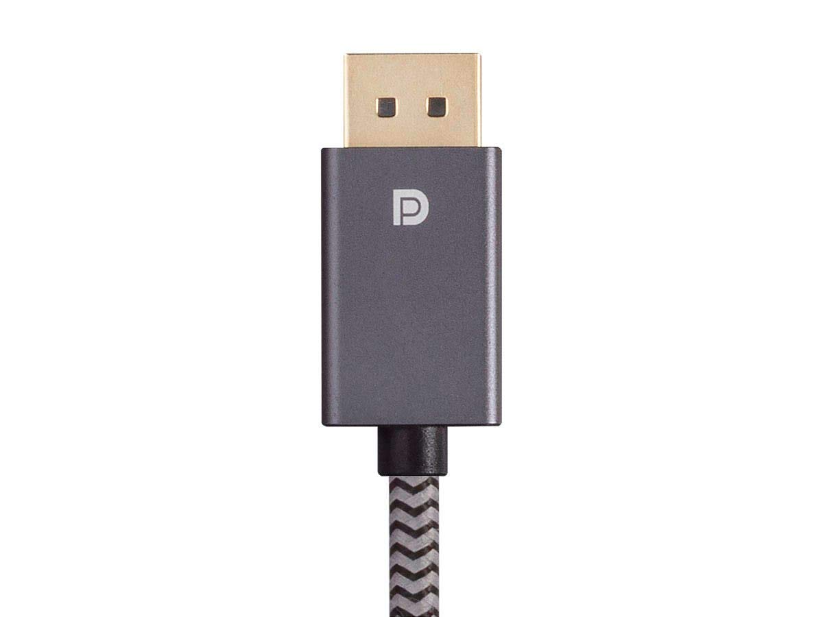 Monoprice DisplayPort 1.4 Cable 6ft (10 Pack) - 8K@60Hz, HDR, 32.4Gbps, Nylon Braided, Gray - for Gaming Monitors, Laptops, PCs & TVs | Perfect for 4K/8K Gaming, Video Editing & Multi-Display Setups