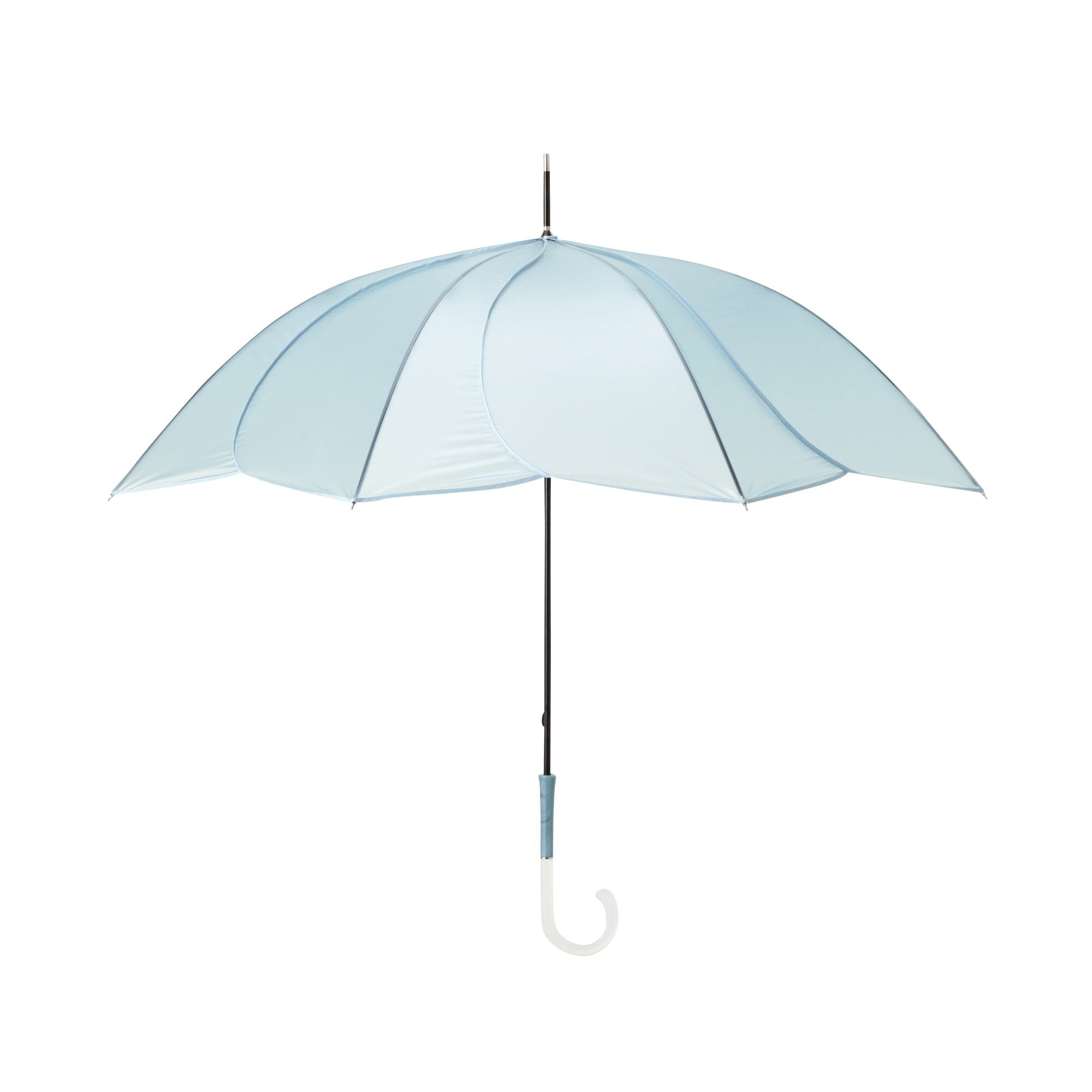 Transparent Windproof Compact Folding Umbrella with Powder-Coated Handle - Perfect for Rainy Days, Outdoor Events, and Travel